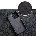 Θήκη iPhone 15 MELKCO Πλάτη Shock-Proof από Premium αυθεντικό δέρμα Genuine Cowhide κόκκινο - Image 4