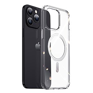 Θήκη iPhone 15 Pro DUX DUCIS Clin Series Sockproof συμβατό με Magsafe φορτιστή Transparent Πλάτη TPU
