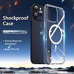Θήκη iPhone 15 Pro DUX DUCIS Clin Series Sockproof συμβατό με Magsafe φορτιστή Transparent Πλάτη TPU - Image 4