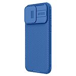 Θήκη iPhone 15 Pro Max NiLLkin Camshield Pro Series Πλάτη με προστασία για την κάμερα από σκλήρό Premium TPU μπλε - Image 2