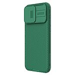 Θήκη iPhone 15 Pro NiLLkin Camshield Pro Series Πλάτη με προστασία για την κάμερα από σκλήρό Premium TPU πράσινο - Image 2