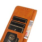 Θήκη Google Pixel 7A KHAZNEH Leather Wallet Golden Clasp με βάση στήριξης, υποδοχές καρτών και μαγνητικό κούμπωμα μαύρο - Image 4