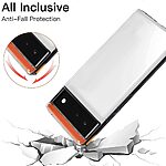 Θήκη Google Pixel 7A OEM Silicone Sockproof V6 Anti-Slip Transparent Πλάτη TPU - Image 2