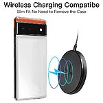 Θήκη Google Pixel 7A OEM Silicone Sockproof V6 Anti-Slip Transparent Πλάτη TPU - Image 4