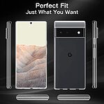 Θήκη Google Pixel 7A OEM Silicone Sockproof V6 Anti-Slip Transparent Πλάτη TPU - Image 5