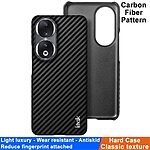 Θήκη Honor 90 IMAK Ruiyi Series με υφή Carbon Fiber από συνθετικό δέρμα και σκληρό πλαστικό μαύρο - Image 2