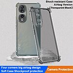 Θήκη Honor 90 IMAK Airbag Series με ενισχυμένες γωνίες από Premium ανθεκτικό TPU μαύρο - Image 2