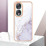 Θήκη Honor 90 OEM πλάτη με μεταλιζέ περίβλημα από αντικραδασμικό TPU λευκό - Image 5