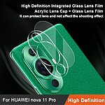 Αντιχαρακτικό γυαλί κάμερας IMAK για Huawei Nova 11 Pro Camera lens Tempered Glass 9H – 0.15mm - Image 2