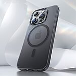 Θήκη iPhone 15 Plus BENKS Magnetic Series v3 Hybrid συμβατό με MagSafe φορτιστή Transparent Πλάτη TPU μαύρο - Image 2