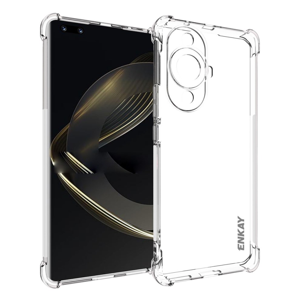 Θήκη Huawei Nova 11 Pro ENKAY Enkay Silicone Sockproof Anti-Slip Transparent Πλάτη TPU Θήκη Huawei Nova 11 Pro ENKAY Enkay Silicone Sockproof Anti-Slip Transparent Πλάτη TPU
