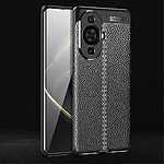 Θήκη Huawei Nova 11 Pro Mad Mask Focus Litchi Skin Series πλάτη TPU μαύρο - Image 2