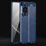 Θήκη Huawei Nova 11 Pro Mad Mask Focus Litchi Skin Series πλάτη TPU μπλε - Image 2