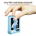 Θήκη Samsung Galaxy Z Flip5 5G GKK Full Premium Protection συμβατή με ασύρματη φόρτιση MagSafe από σκληρό TPU μωβ - Image 5