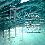 Θήκη Samsung Galaxy Z Fold5 5G IMAK Air II Pro Series πλάτη διάφανη από σκληρό πλαστικό - Image 4