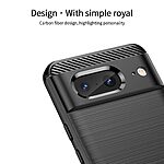 Θήκη Google Pixel 8 5G MOFI Brushed V2 TPU Carbon Πλάτη μαύρο - Image 3