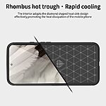 Θήκη Google Pixel 8 5G MOFI Brushed V2 TPU Carbon Πλάτη μαύρο - Image 5