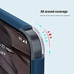 Θήκη Google Pixel 8 5G NiLLkin Super Frosted Shield Pro Series Πλάτη από Premium σκληρό TPU μαύρο - Image 4