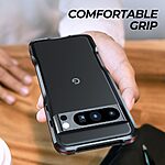 Θήκη Google Pixel 8 Pro 5G LUPHIE Προστατευτικό Premium v2 Μεταλλικό bumper και ειδικό κλείδωμα με βίδες μαύρο - Image 4