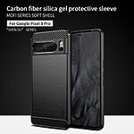 Θήκη Google Pixel 8 Pro 5G MOFI Brushed V2 TPU Carbon Πλάτη κόκκινο - Image 3
