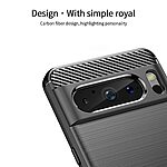 Θήκη Google Pixel 8 Pro 5G MOFI Brushed V2 TPU Carbon Πλάτη μπλε - Image 5