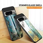 Θήκη Google Pixel 8 Pro 5G OEM σχέδιο Marble με Πλάτη Tempered Glass TPU μαύρο - Image 4