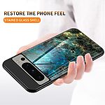 Θήκη Google Pixel 8 Pro 5G OEM σχέδιο Marble με Πλάτη Tempered Glass TPU σμαραγδί - Image 2