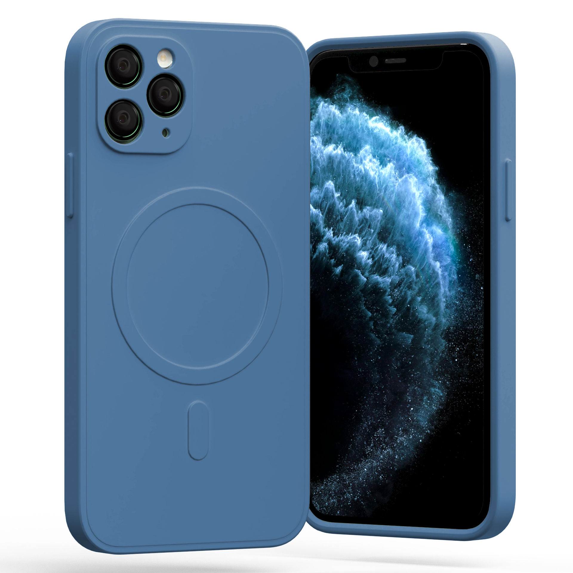 Θήκη Mercury Goospery® Semi Silicon MagSafe για iPhone 11 Pro μπλε Θήκη Mercury Goospery® Semi Silicon MagSafe για iPhone 11 Pro μπλε