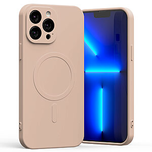 Θήκη Mercury Goospery® Semi Silicon MagSafe για iPhone 13 Pro Max ροζ