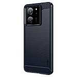 Θήκη Xiaomi 13T 5G / 13T Pro 5G MOFI Brushed V2 TPU Carbon Πλάτη μπλε - Image 2