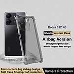 Θήκη Xiaomi Redmi 13C / Poco C65 IMAK Airbag Series με ενισχυμένες γωνίες από Premium ανθεκτικό TPU μαύρο - Image 2