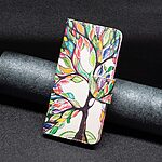 Θήκη Samsung Galaxy A04e / F04 OEM Colorized Tree με βάση στήριξης, υποδοχές καρτών και μαγνητικό κούμπωμα Flip Wallet από συνθετικό δέρμα και TPU - Image 4