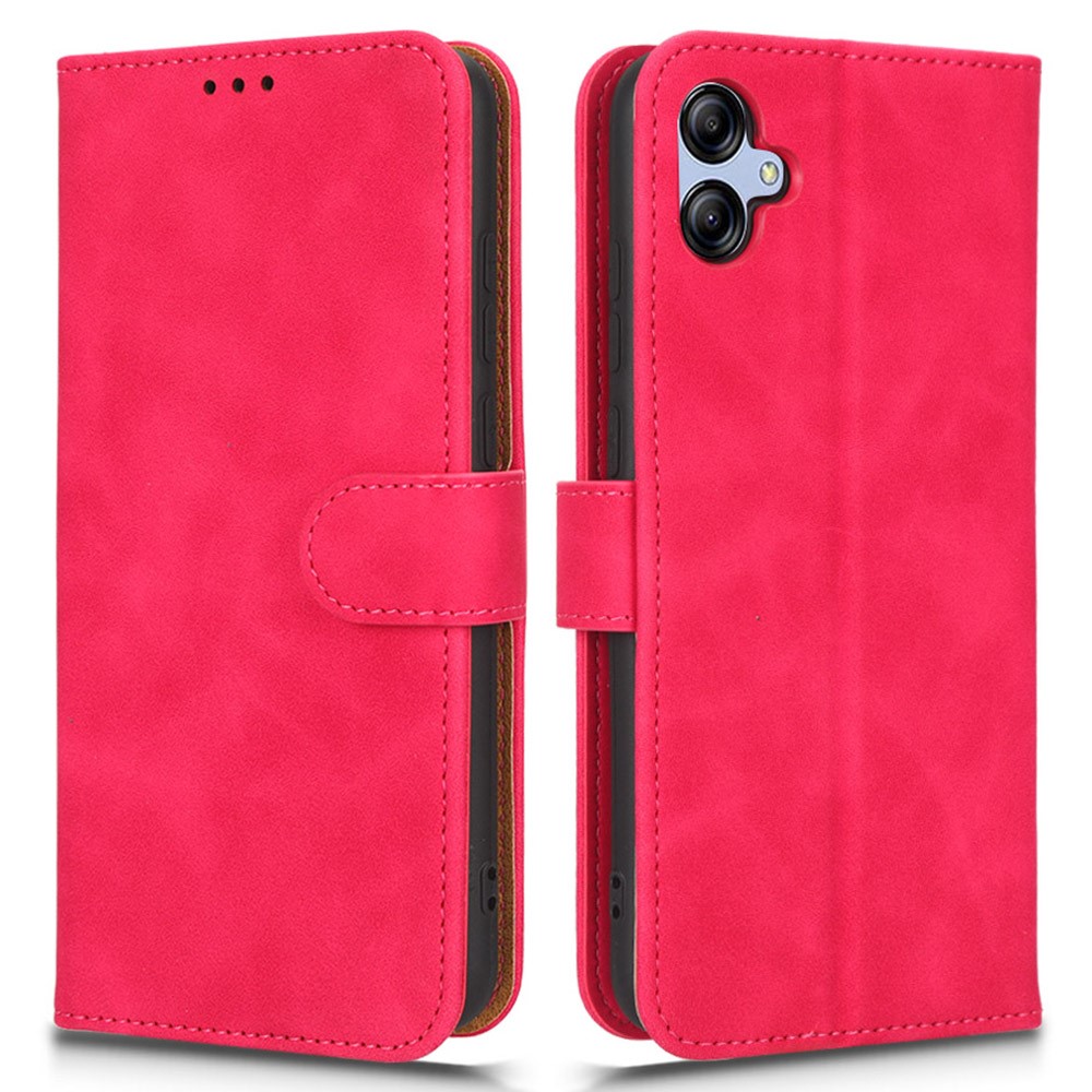 Θήκη Samsung Galaxy A04e / F04 OEM Leather Skin touch Feeling με βάση στήριξης Θήκη Samsung Galaxy A04e / F04 OEM Leather Skin touch Feeling με βάση στήριξης