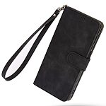 Θήκη Samsung Galaxy A04e / F04 OEM Leather Skin touch Feeling με βάση στήριξης, υποδοχές καρτών και μαγνητικό κούμπωμα μαύρο - Image 4