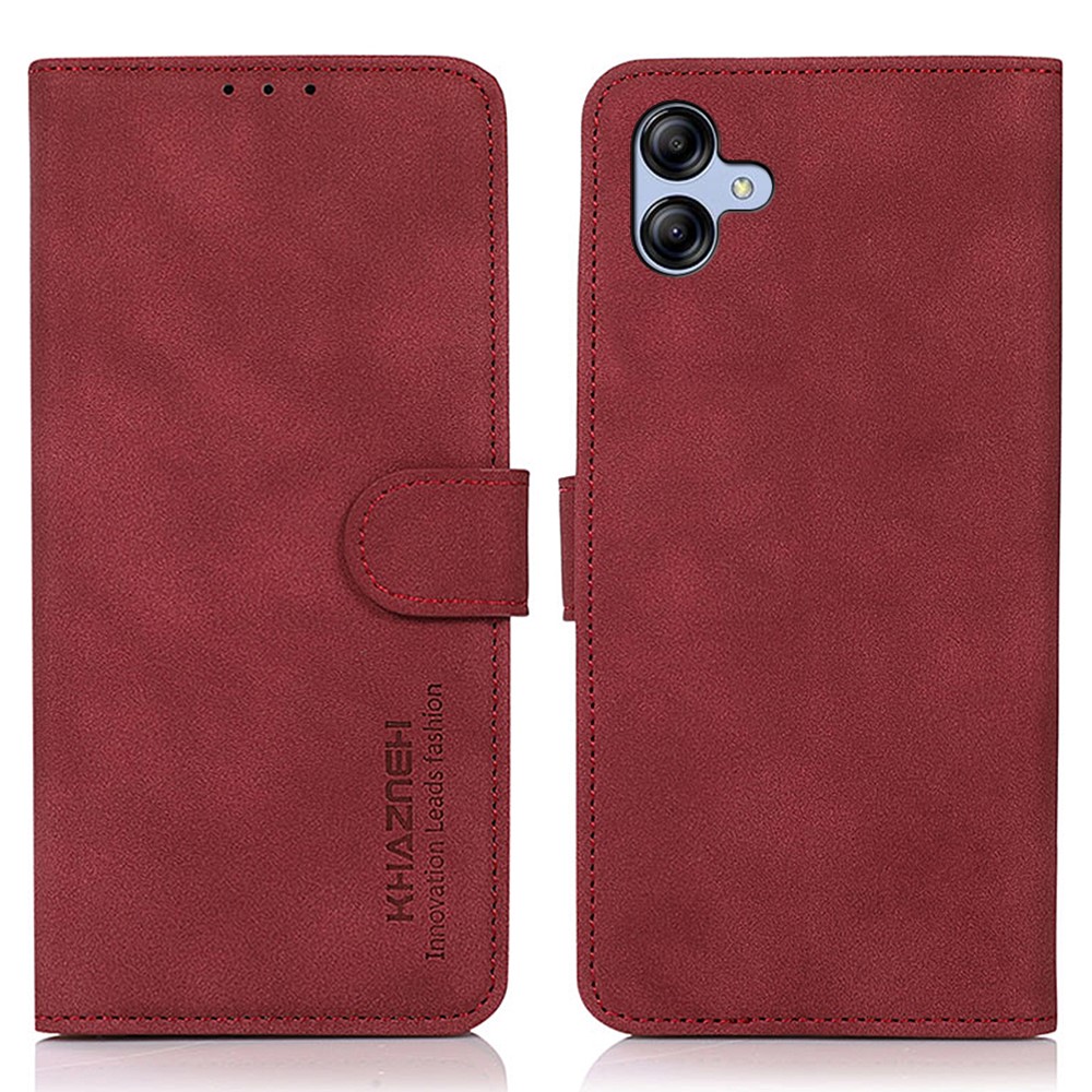 Θήκη Samsung Galaxy A04e / F04 KHAZNEH Litchi Retro Texture Leather με βάση στήριξης Θήκη Samsung Galaxy A04e / F04 KHAZNEH Litchi Retro Texture Leather με βάση στήριξης