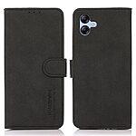 Θήκη Samsung Galaxy A04e / F04 KHAZNEH Litchi Retro Texture Leather με βάση στήριξης