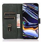 Θήκη Samsung Galaxy A04e / F04 KHAZNEH Litchi Retro Texture Leather με βάση στήριξης, υποδοχές καρτών και μαγνητικό κούμπωμα πράσινο - Image 3