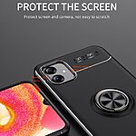 Θήκη Samsung Galaxy A04e / F04 OEM Magnetic Ring Kickstand / Μαγνητικό δαχτυλίδι / Βάση στήριξης TPU μαύρο - Image 5