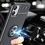 Θήκη Samsung Galaxy A04e / F04 OEM Magnetic Ring Kickstand / Μαγνητικό δαχτυλίδι / Βάση στήριξης TPU μπλε - Image 4