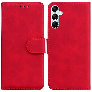 Θήκη Samsung Galaxy M34 5G OEM Leather Skin touch Feeling με βάση στήριξης
