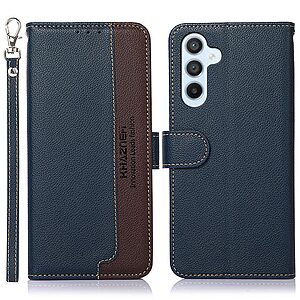 Θήκη Samsung Galaxy M34 5G KHAZNEH Litchi Retro V3 Texture Leather με βάση στήριξης