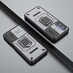 Θήκη Samsung Galaxy M34 5G Mad Mask Camshield Armor Guard v3 Πλάτη με προστασία για την κάμερα, Kickstand και Βάση στήριξης από σκλήρό Premium TPU γκρι - Image 5