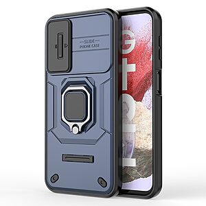 Kickstand και Βάση στήριξης από σκλήρό Premium TPU μπλε