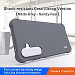 Θήκη Samsung Galaxy S23 FE 5G IMAK Airbag Matte Series με ενισχυμένες γωνίες από Premium ανθεκτικό TPU γκρι - Image 2
