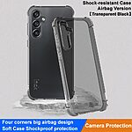 Θήκη Samsung Galaxy S23 FE 5G IMAK Airbag Series με ενισχυμένες γωνίες από Premium ανθεκτικό TPU μαύρο - Image 2