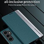 Θήκη Samsung Galaxy S23 FE 5G New Design Leather Stand Cover από συνθετικό δέρμα λευκό - Image 4