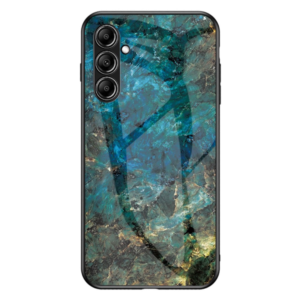 Θήκη Samsung Galaxy S23 FE 5G OEM σχέδιο Marble με Πλάτη Tempered Glass TPU σμαραγδί Θήκη Samsung Galaxy S23 FE 5G OEM σχέδιο Marble με Πλάτη Tempered Glass TPU σμαραγδί