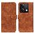 Θήκη Xiaomi Redmi Note 13 5G KHAZNEH Litchi Retro Texture Leather με βάση στήριξης