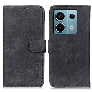 Θήκη Xiaomi Redmi Note 13 Pro 5G KHAZNEH Litchi Retro Texture Leather με βάση στήριξης