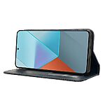 Θήκη Xiaomi Redmi Note 13 Pro 5G / Poco X6 5G Mad Mask Folio Series v3 με βάση στήριξης, υποδοχή καρτών και μαγνητικό κούμπωμα Flip Wallet από συνθετικό δέρμα και TPU μπλε - Image 3